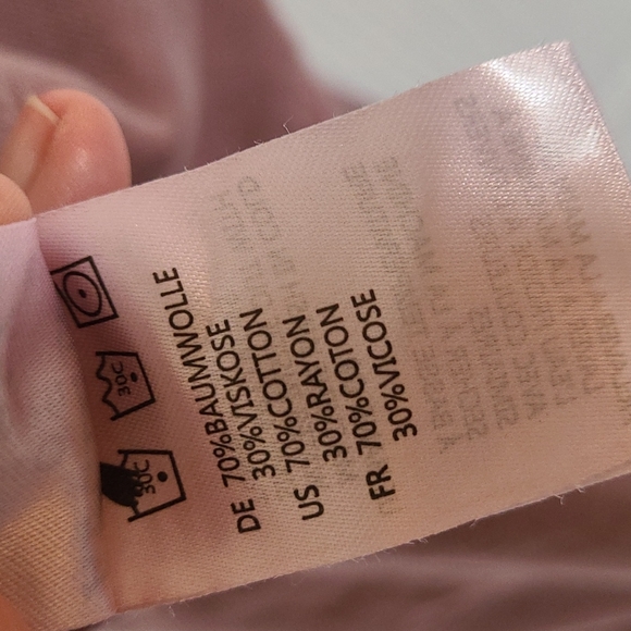 TAMMY Wide leg, high rise dusty pink jeans 27 - Picture 8 of 9